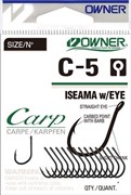 Крючки OWNER C-5 Carp Iseama w/EYE №2 (уп. 8шт)
