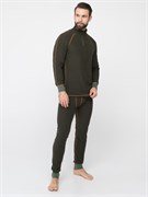 Термобелье HUNTSMAN THERMOLINE ZIP цвет Хаки ткань Флис Фактурный 52-54, Рост XL 19757