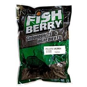 Пеллетс рыболовный медленно растворимый Fishberry темный 8 мм 1 кг