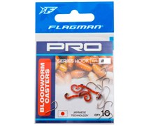 Крючок Flagman Bloodworm Caster Pro №16 10шт