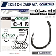 Крючки OWNER C-4 Carp Aya 53264 № 6 (уп. 8шт)