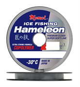 Леска Momoi Hameleon ICE Fishing 0,12 мм, 1,7 кг, 50 м, серебряная