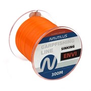 Леска карповая Nautilus Envi Fluoro orange 0,402мм.,13,7кг, 300м. 25518