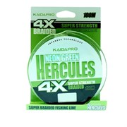 KAIDA Плетенка HERCULES 4X neon green PX401-50 100м 0,50мм 25848