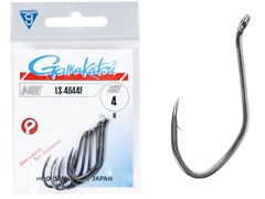 Крючки Gamakatsu LS-4644F HOOKS BLACK №4 (уп, 6шт.) 26234