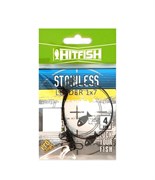 Стальной поводок HITFISH Stainless leader 300мм d 0.39 18.8кг 1*7 нитей уп. (4 шт) 26446