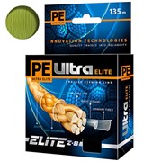 Плетеный шнур Aqua PE Ultra Elite Z-8 135м 0.18мм 13.7кг (оливковая) 28880