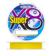 Шнур плетеный Duel Hardcore Super X8 #1,2 0,19мм 150м (hi-vis yellow) 28929