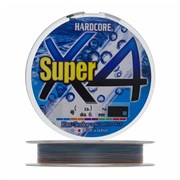 Шнур плетеный Duel Hardcore Super X4 #1,2 0,19мм 200м (5color) 28930
