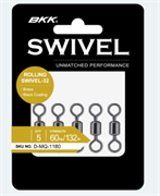 Вертлюг BKK Rolling Swivel-32 (Brass, BLack) (D-MQ-1174) #6 (10шт) 29461