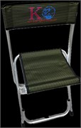 Стул складной KillFish, со спинкой, 30*30*40см, алюминий усиленный 29855