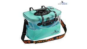 Мягкое ведро для живца EastShark ME 50*28*29 см бирюзовое 30368