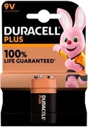Элемент питания Duracell Plus 6LR61/MN1604 9V бл 1 30408