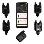 Набор сигнализаторов поклевки RIPPTON BITEKEEPER Pro 4+1 (с привязкой к телефону) 30480