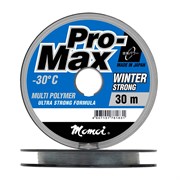 Леска зимняя Momoi Pro-Max Winter Strong, 30 м, 0,10 мм, 1,4 кг прозрачная 30805
