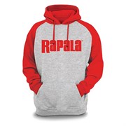 Толстовка RAPALA Sweatshirt серая с красными рукавами M 30966