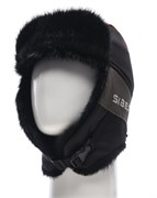 Шапка-ушанка Huntsman Siberia хаки-чёрный/мех Норка, тк. Breatheable р 56-58 31187