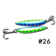 Блесна Алтынка тройник цветная #26 24гр. 31510