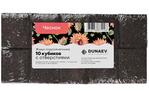 Жмых DUNAEV подсолнечный Чеснок 300г. 32040