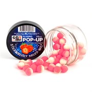 Бойлы POP-UP GBS Клубника Milky Way 10 мм 32188