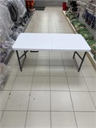 Стол пластиковый белый большой 33955