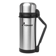 Термос (HS.TM-012) 1500ML (дополн.пласт.чашка, скл.ручка, ремень) TONAR 34574