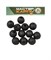 Бусина (коробочка) d.7 ЧЕРНАЯ (силикон) (уп/15шт) 22700