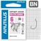 Крючок офсетный Nautilus Offset Big Eye Series Worm 1006 № 6 (уп. 10шт) 18253 - фото 34426