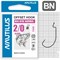 Крючок офсетный Nautilus Offset Big Eye Series Worm 1006 № 2/0 (уп. 8шт) 18258 - фото 34431