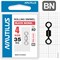 Вертлюг Nautilus Rolling Swivel 0101 size # 4 тест 35кг уп (10 шт) 11541