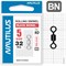 Вертлюг Nautilus Rolling Swivel 0101 size # 5 тест 32кг уп (10 шт) 11542 - фото 34449