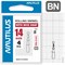 Вертлюг Nautilus с застежкой Rolling Swivel  0101 with Nice Snap size # 14 тест 4кг(уп.5шт) 16679