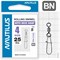 Вертлюг Nautilus с застежкой Rolling Swivel 0102 with Nice Snap size # 4 тест 25кг (уп. 5шт) 18111