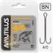 Крючок двойной Nautilus Double X-Long series Worm 1201 №4/0 (уп.10 шт) 16677