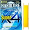 Шнур плетеный Duel Hardcore Super X4 #0,6 0,13мм 200м (hi-vis yellow) 28922 - фото 36292