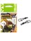 Застежка с вертлюгом HITFISH Stainless Steel Crane Swivel with Cross Snap №0 60lb 28кг уп. (7 шт) 30460 - фото 39094