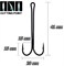Крючок двойной CosmoCarp  long double №2/0 уп 5шт 30951